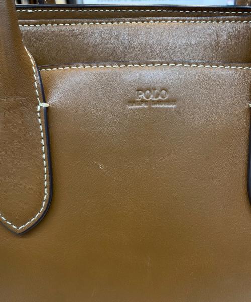 POLO RALPH LAUREN（ポロ・ラルフローレン）POLO RALPH LAUREN (ポロ・ラルフローレン) 2WAYバッグ ブラウンの古着・服飾アイテム