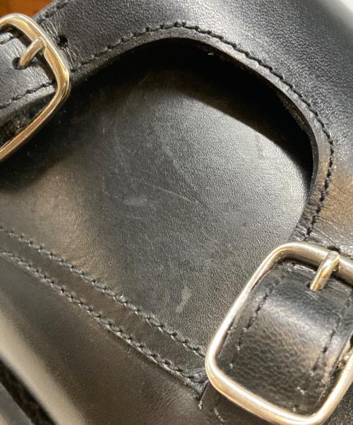 Jalan Sriwijaya（ジャランスリウァヤ）Jalan Sriwijaya (ジャランスリウァヤ) ダブルモンクストラップシューズ ブラック サイズ:6 1/2の古着・服飾アイテム