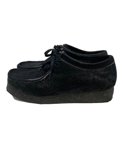CLARKS（クラークス）CLARKS (クラークス) Wallabee ワラビー ブラック サイズ:24.5ｃｍの古着・服飾アイテム