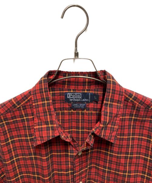 POLO RALPH LAUREN（ポロ・ラルフローレン）POLO RALPH LAUREN (ポロ・ラルフローレン) シャツ レッド サイズ:Ｌの古着・服飾アイテム