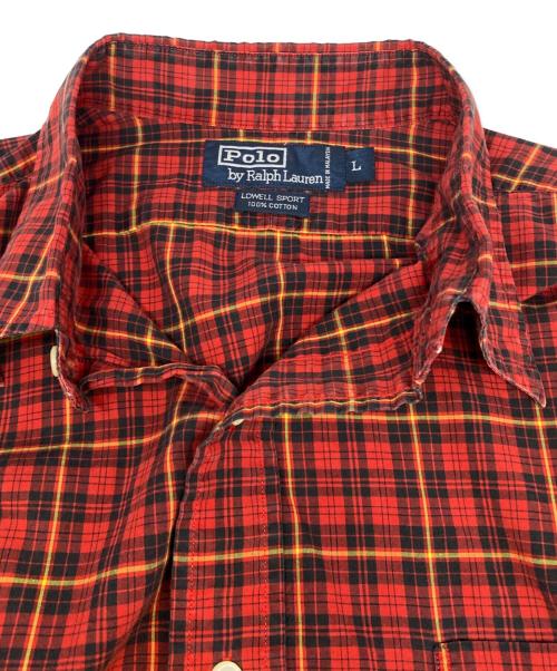 POLO RALPH LAUREN（ポロ・ラルフローレン）POLO RALPH LAUREN (ポロ・ラルフローレン) シャツ レッド サイズ:Ｌの古着・服飾アイテム