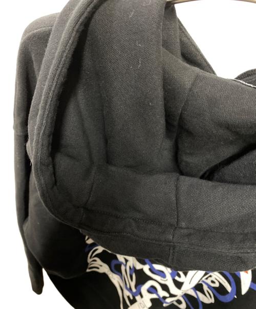 Denham（デンハム）Denham (デンハム) HEDOF (ヘドフ) グラフィックパーカー ブラック サイズ:Ｌの古着・服飾アイテム