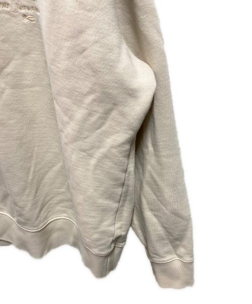 Denham（デンハム）Denham (デンハム) 刺繍スウェット ベージュ サイズ:Ｌの古着・服飾アイテム