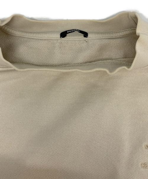 Denham（デンハム）Denham (デンハム) 刺繍スウェット ベージュ サイズ:Ｌの古着・服飾アイテム