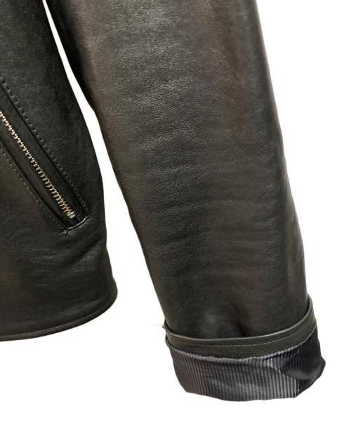 beautiful people（ビューティフルピープル）beautiful people (ビューティフルピープル) ラムレザーダブルライダースジャケット ブラック サイズ:150の古着・服飾アイテム