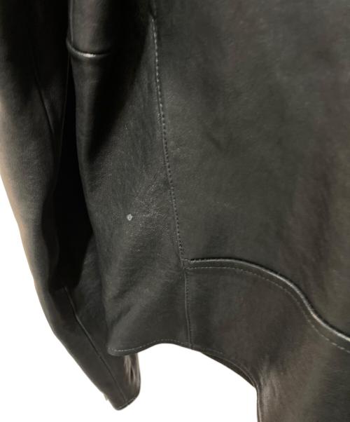 beautiful people（ビューティフルピープル）beautiful people (ビューティフルピープル) ラムレザーダブルライダースジャケット ブラック サイズ:150の古着・服飾アイテム