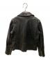 beautiful people (ビューティフルピープル) ラムレザーダブルライダースジャケット ブラック サイズ:150：11000円