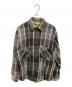 ST JOHN'S BAY（セントジョンズベイ）の古着「80sフランネルシャツ」｜グレー