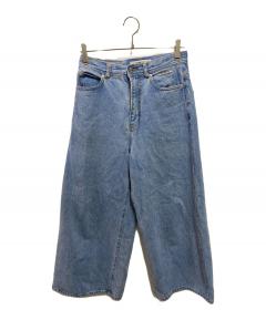 中古・古着通販】the shishikui (シシクイ) デニムパンツ ブラック