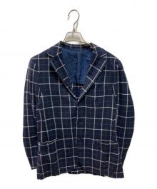 UNITED ARROWS（ユナイテッドアローズ）の古着「UDET ネイビー ウインドウペン 3B COMF」｜ネイビー