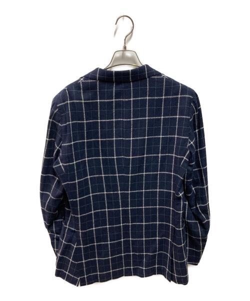 UNITED ARROWS（ユナイテッドアローズ）UNITED ARROWS (ユナイテッドアローズ) UDET ネイビー ウインドウペン 3B COMF ネイビー サイズ:46の古着・服飾アイテム