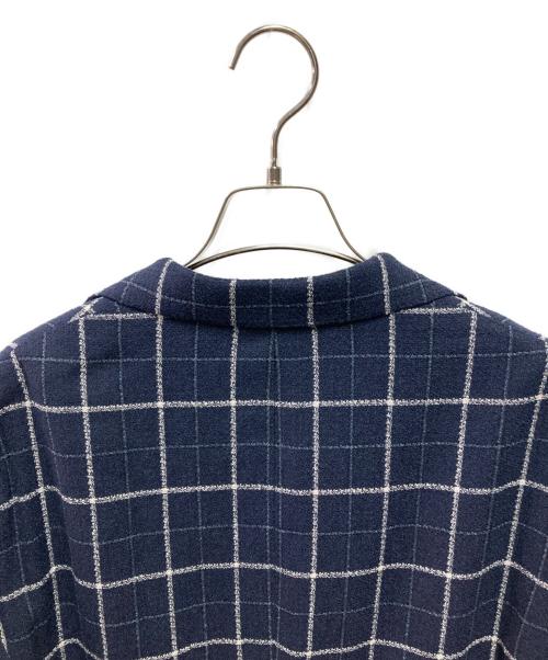 UNITED ARROWS（ユナイテッドアローズ）UNITED ARROWS (ユナイテッドアローズ) UDET ネイビー ウインドウペン 3B COMF ネイビー サイズ:46の古着・服飾アイテム
