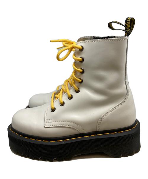 Dr.Martens（ドクターマーチン）Dr.Martens (ドクターマーチン) JADONジェイドン 8ホールブーツ ホワイト サイズ:23㎝の古着・服飾アイテム