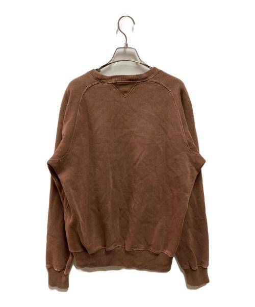 RRL（ダブルアールエル）RRL (ダブルアールエル) 両Vガゼットスウェット ブラウン サイズ:Ｍの古着・服飾アイテム