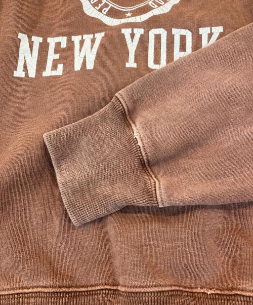 RRL（ダブルアールエル）RRL (ダブルアールエル) 両Vガゼットスウェット ブラウン サイズ:Ｍの古着・服飾アイテム