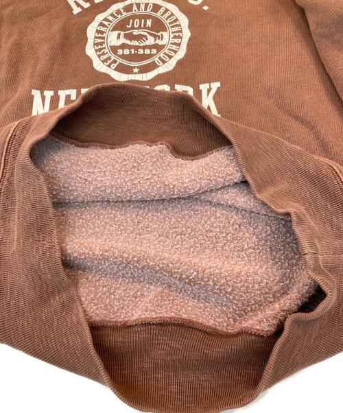 RRL（ダブルアールエル）RRL (ダブルアールエル) 両Vガゼットスウェット ブラウン サイズ:Ｍの古着・服飾アイテム