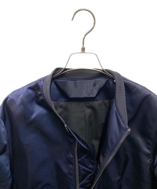 Acne studios（アクネ ストゥディオズ）Acne studios (アクネ ストゥディオズ) サテンボンバージャケット ネイビー サイズ:46の古着・服飾アイテム