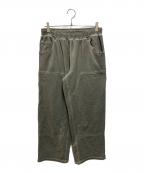BEAMS×FUTURE ARCHIVEビームス×フューチャー アーカイブ）の古着「25SS AGING DOUBLE KNEE SWEAT PANTS」｜グレー