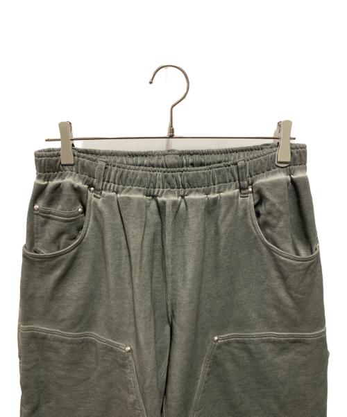 BEAMS（ビームス）BEAMS (ビームス) FUTURE ARCHIVE (フューチャー アーカイブ) 25SS AGING DOUBLE KNEE SWEAT PANTS グレー サイズ:Ｍの古着・服飾アイテム