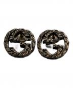 GUCCIグッチ）の古着「インターロッキングGピアス」｜シルバー