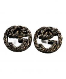 GUCCI（グッチ）の古着「インターロッキングGピアス」｜シルバー