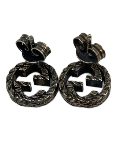 GUCCI（グッチ）GUCCI (グッチ) インターロッキングGピアス シルバーの古着・服飾アイテム
