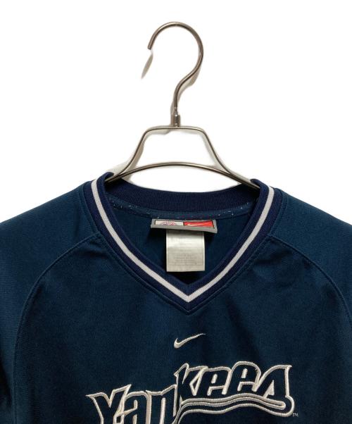NIKE（ナイキ）NIKE (ナイキ) 00sゲームシャツ NY YANKEES ネイビー サイズ:Ｍの古着・服飾アイテム