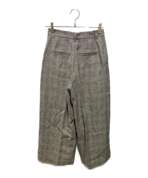 ATON（エイトン）ATON (エイトン) LINEN HOUNDS TOOTH グレー サイズ:Ｓの古着・服飾アイテム