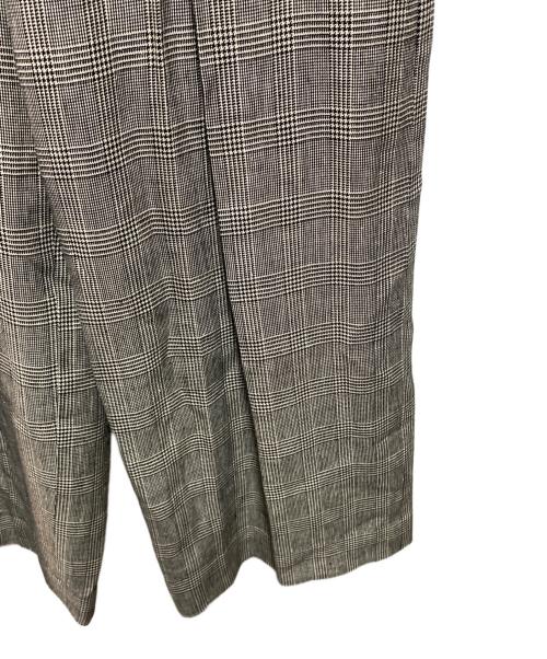 ATON（エイトン）ATON (エイトン) LINEN HOUNDS TOOTH グレー サイズ:Ｓの古着・服飾アイテム