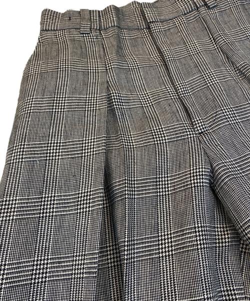 ATON（エイトン）ATON (エイトン) LINEN HOUNDS TOOTH グレー サイズ:Ｓの古着・服飾アイテム