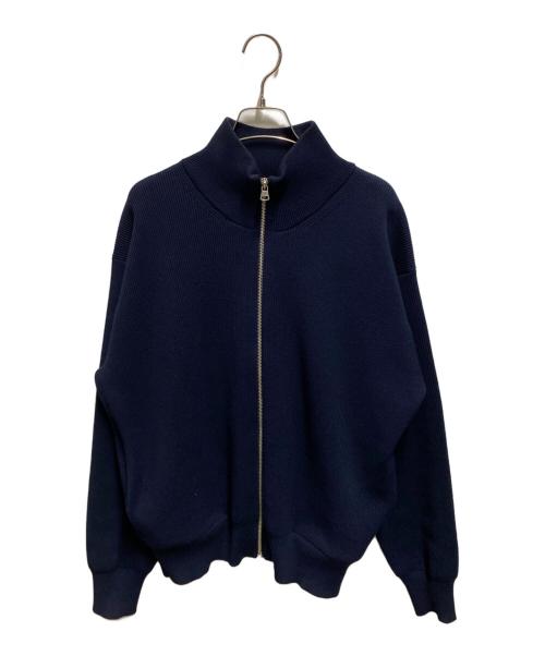 Traditional Weatherwear（トラディショナルウェザーウェア）Traditional Weatherwear (トラディショナルウェザーウェア) ABRIDGE エブリッジ カーディガン ドライバーズニット ネイビー サイズ:Ｍの古着・服飾アイテム