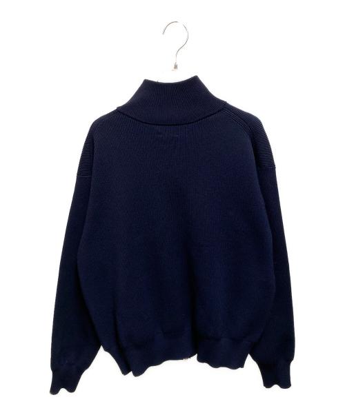 Traditional Weatherwear（トラディショナルウェザーウェア）Traditional Weatherwear (トラディショナルウェザーウェア) ABRIDGE エブリッジ カーディガン ドライバーズニット ネイビー サイズ:Ｍの古着・服飾アイテム
