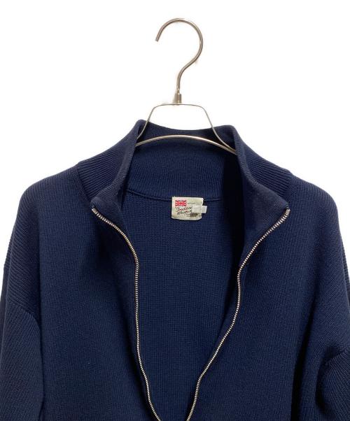 Traditional Weatherwear（トラディショナルウェザーウェア）Traditional Weatherwear (トラディショナルウェザーウェア) ABRIDGE エブリッジ カーディガン ドライバーズニット ネイビー サイズ:Ｍの古着・服飾アイテム