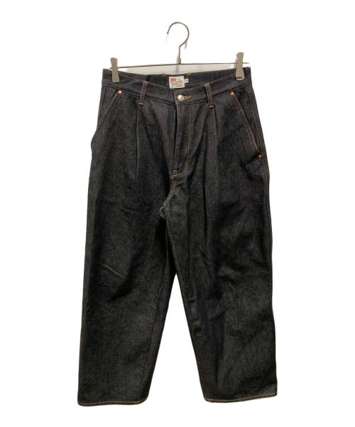 Traditional Weatherwear（トラディショナルウェザーウェア）Traditional Weatherwear (トラディショナルウェザーウェア) 25SS UNIONSLACKS 102D DENIM ユニオンスラックス デニムパンツ ブラック サイズ:ＸＳの古着・服飾アイテム