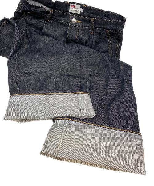 Traditional Weatherwear（トラディショナルウェザーウェア）Traditional Weatherwear (トラディショナルウェザーウェア) 25SS UNIONSLACKS 102D DENIM ユニオンスラックス デニムパンツ ブラック サイズ:ＸＳの古着・服飾アイテム