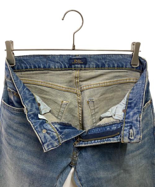 POLO RALPH LAUREN（ポロ・ラルフローレン）POLO RALPH LAUREN (ポロ・ラルフローレン) ストレートデニムパンツ インディゴ サイズ:28の古着・服飾アイテム
