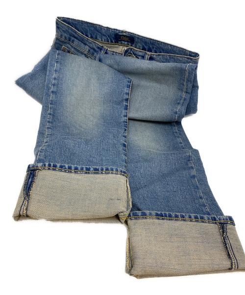 POLO RALPH LAUREN（ポロ・ラルフローレン）POLO RALPH LAUREN (ポロ・ラルフローレン) ストレートデニムパンツ インディゴ サイズ:28の古着・服飾アイテム