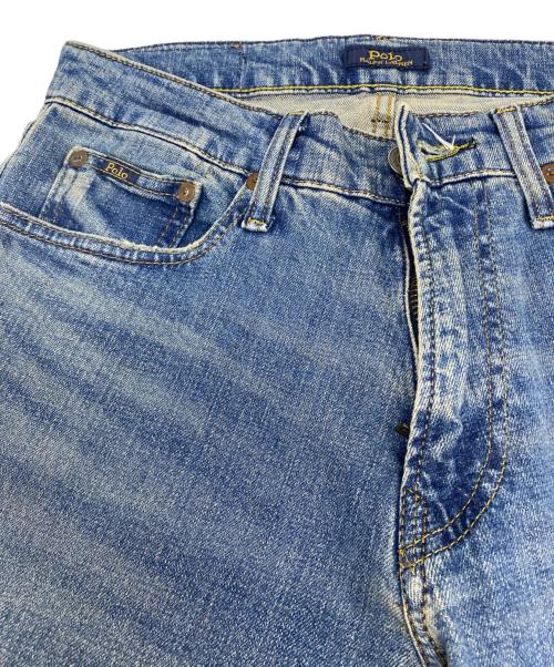 POLO RALPH LAUREN（ポロ・ラルフローレン）POLO RALPH LAUREN (ポロ・ラルフローレン) ストレートデニムパンツ インディゴ サイズ:28の古着・服飾アイテム