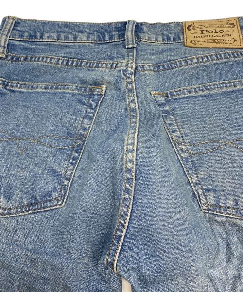 POLO RALPH LAUREN（ポロ・ラルフローレン）POLO RALPH LAUREN (ポロ・ラルフローレン) ストレートデニムパンツ インディゴ サイズ:28の古着・服飾アイテム