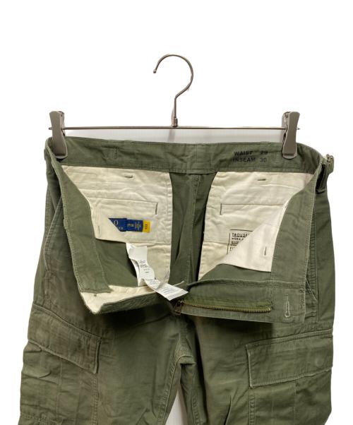 POLO RALPH LAUREN（ポロ・ラルフローレン）POLO RALPH LAUREN (ポロ・ラルフローレン) Utility Cargo Pants ユーティリティカーゴパンツ ミリタリーパンツ グリーン サイズ:29の古着・服飾アイテム