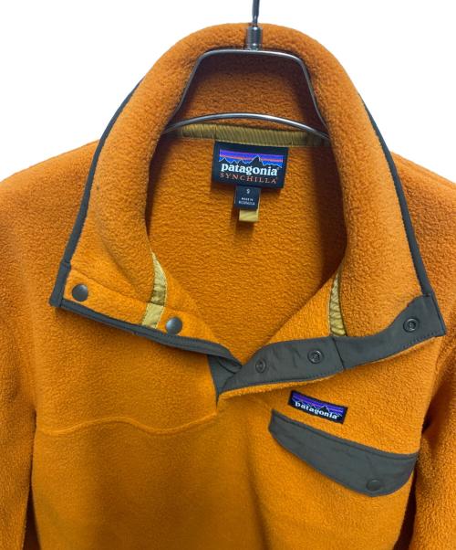 Patagonia（パタゴニア）Patagonia (パタゴニア) 24AW ライトウェイト・シンチラ・スナップT・プルオーバー オレンジ サイズ:Sの古着・服飾アイテム