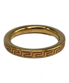 VERSACE（ヴェルサーチェ）の古着「エングレイブド グリークキー リング」｜ゴールド