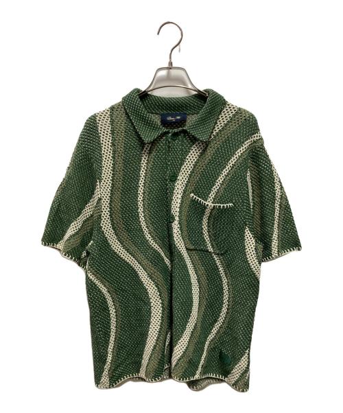 Dime（ダイム）Dime (ダイム) Soleil Button Up Knit ソレイユ ボタンアップ ニット グリーン サイズ:Ｓの古着・服飾アイテム