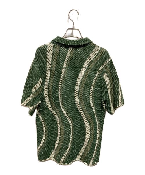 Dime（ダイム）Dime (ダイム) Soleil Button Up Knit ソレイユ ボタンアップ ニット グリーン サイズ:Ｓの古着・服飾アイテム