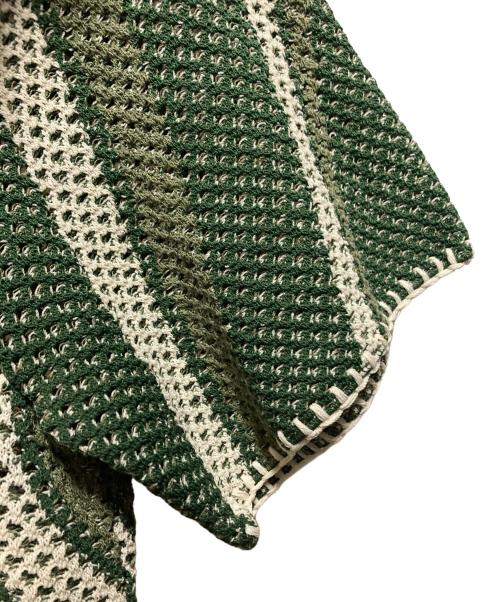 Dime（ダイム）Dime (ダイム) Soleil Button Up Knit ソレイユ ボタンアップ ニット グリーン サイズ:Ｓの古着・服飾アイテム