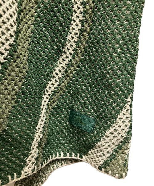 Dime（ダイム）Dime (ダイム) Soleil Button Up Knit ソレイユ ボタンアップ ニット グリーン サイズ:Ｓの古着・服飾アイテム