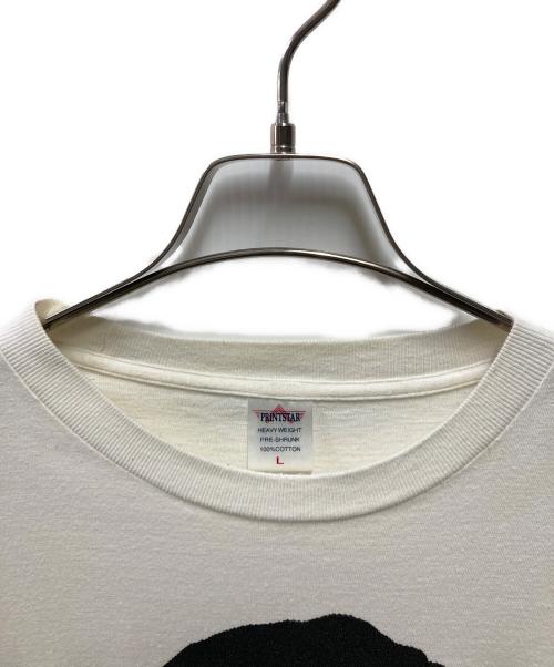 print star（プリントスター）print star (プリントスター) アントニオ猪木プリントTシャツ ホワイト サイズ:Lの古着・服飾アイテム
