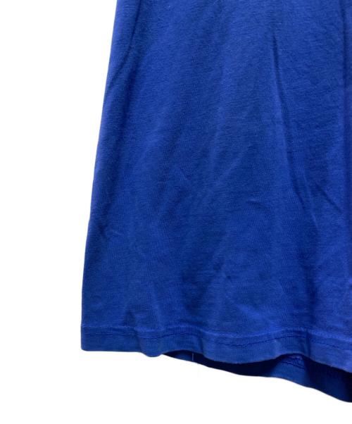 stussy（ステューシー）stussy (ステューシー) 90's シャドーマンプリントTシャツ KNOWLEDGE IS KING ブルー サイズ:Lの古着・服飾アイテム