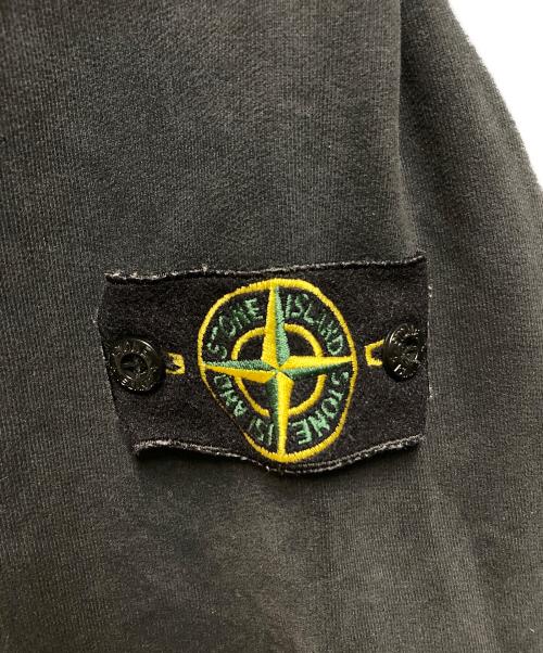 STONE ISLAND（ストーンアイランド）STONE ISLAND (ストーンアイランド) クルーネックワッペンロゴスウェット ブラック サイズ:Mの古着・服飾アイテム