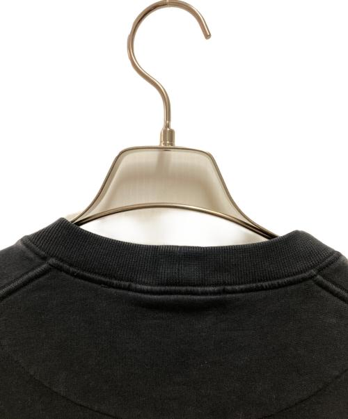 STONE ISLAND（ストーンアイランド）STONE ISLAND (ストーンアイランド) クルーネックワッペンロゴスウェット ブラック サイズ:Mの古着・服飾アイテム